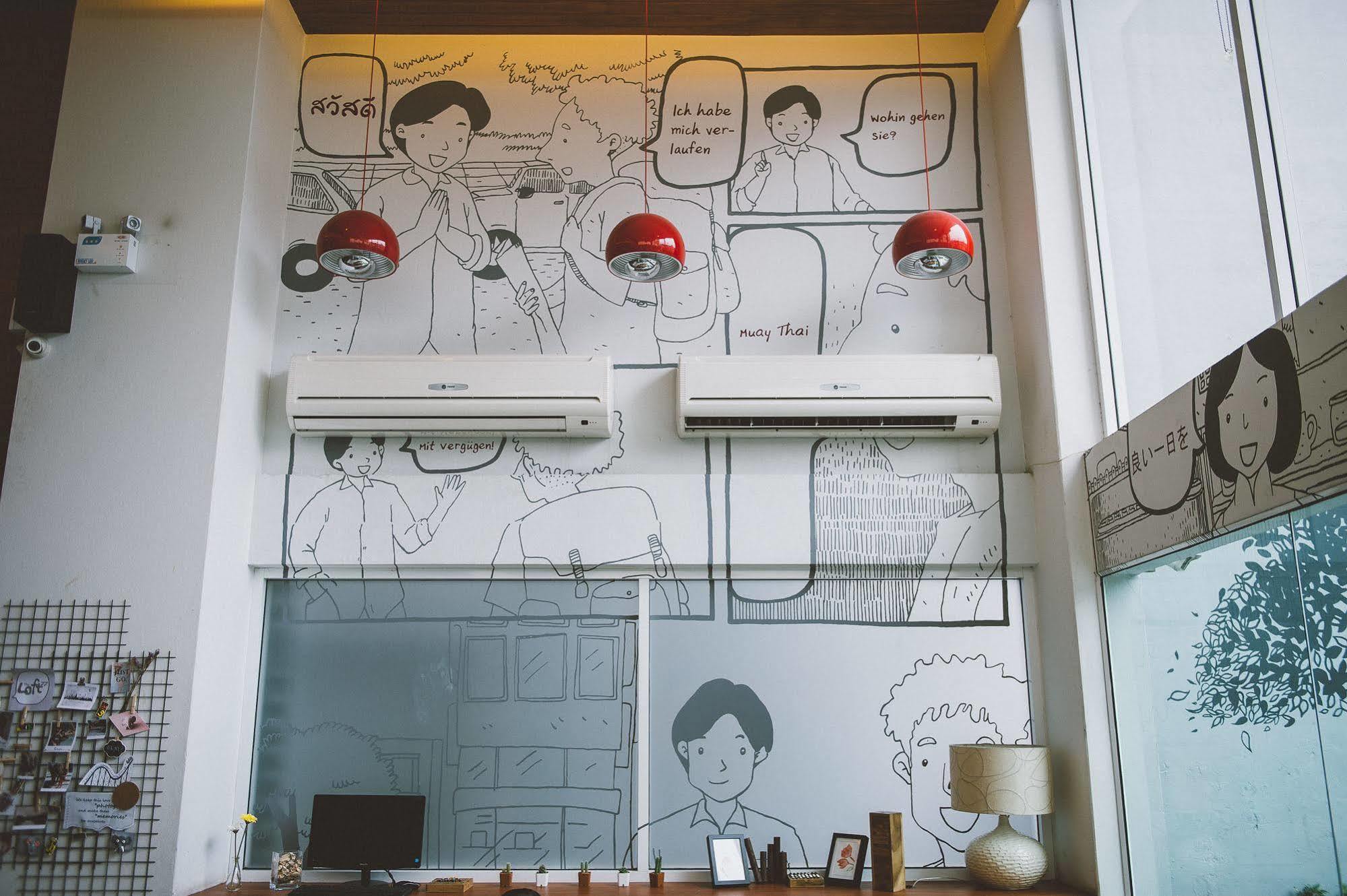 Loft 77 Hotell Bangkok Exteriör bild
